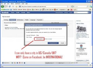 facebook networks only us / canada / uk