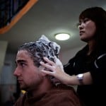 mike haircut in china