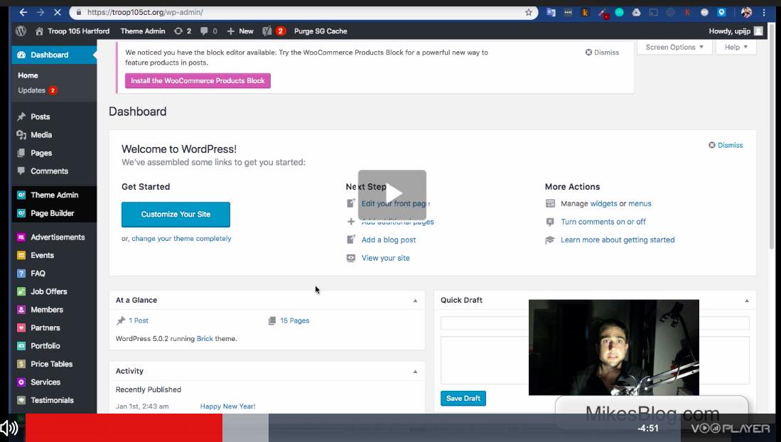 Wordpress Training Videos