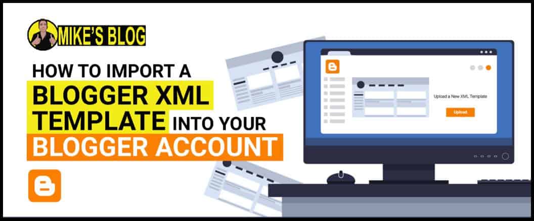 Learn how to import the theme on blogger