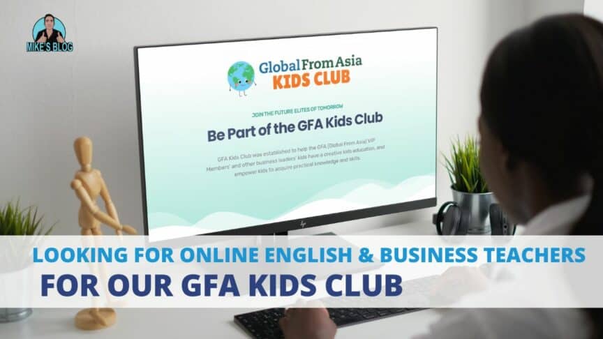 Looking for Online English & Business Teachers for our GFA Kids Club