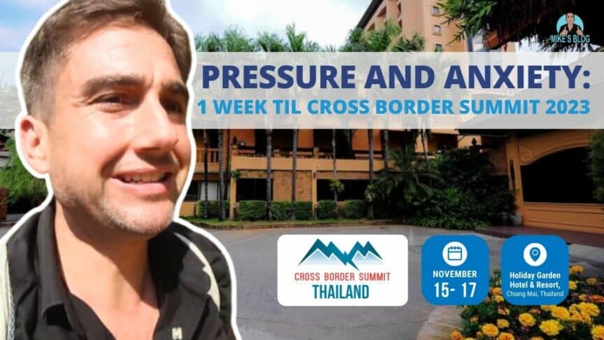 Pressure and Anxiety: 1 week Til Cross Border Summit 2023