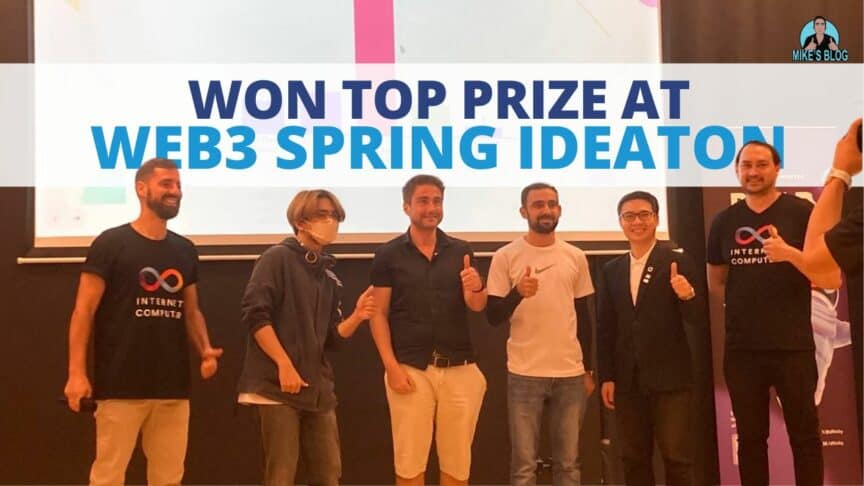 Won Top Prize at Web3 Spring Ideaton